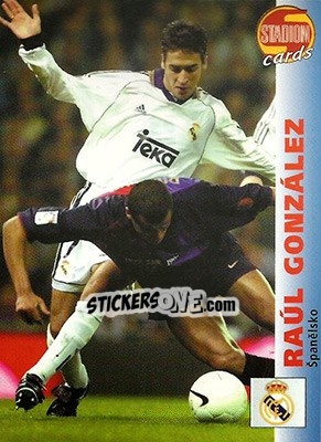 Sticker Raul Gonzalez - Stadion Cards 2000-2005 n. 41 - Stadion Cards
