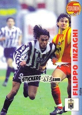 Sticker Filippo Inzaghi - Stadion Cards 2000-2005 n. 42 - Stadion Cards