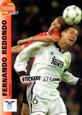 Sticker Fernando Redondo - Stadion Cards 2000-2005 n. 48 - Stadion Cards