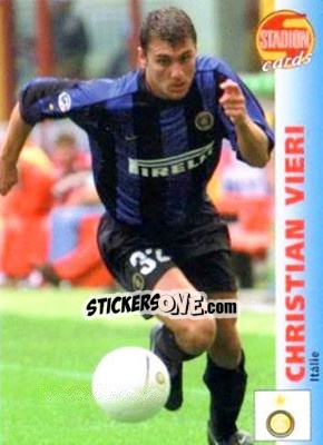 Sticker Christian Vieri - Stadion Cards 2000-2005 n. 50 - Stadion Cards