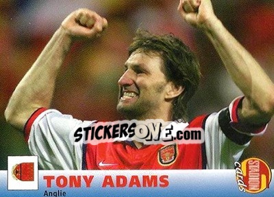 Sticker Tony Adams - Stadion Cards 2000-2005 n. 53 - Stadion Cards