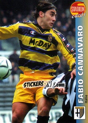 Sticker Fabio Cannavaro - Stadion Cards 2000-2005 n. 136 - Stadion Cards