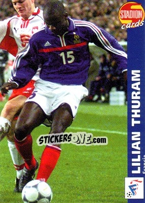 Sticker Lilian Thuram - Stadion Cards 2000-2005 n. 143 - Stadion Cards