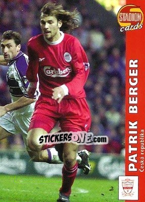 Sticker Patrik Berger - Stadion Cards 2000-2005 n. 181 - Stadion Cards