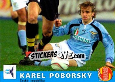 Sticker Karel Poborsky - Stadion Cards 2000-2005 n. 182 - Stadion Cards