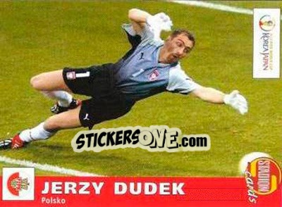 Sticker Jerzy Dudek - Stadion Cards 2000-2005 n. 414 - Stadion Cards