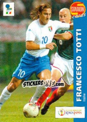Sticker Francesco Totti - Stadion Cards 2000-2005 n. 422 - Stadion Cards