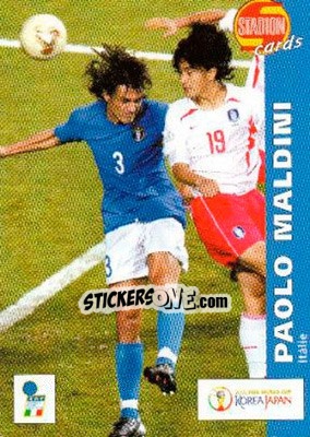 Sticker Paolo Maldini - Stadion Cards 2000-2005 n. 423 - Stadion Cards
