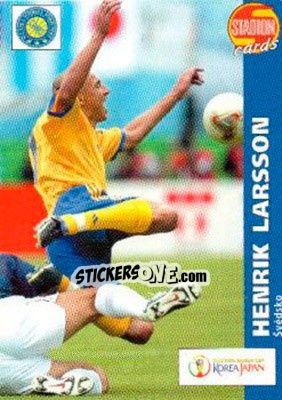 Sticker Henrik Larsson - Stadion Cards 2000-2005 n. 428 - Stadion Cards