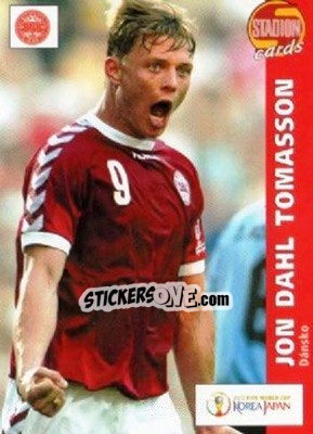Sticker Jon Dahl Tomasson - Stadion Cards 2000-2005 n. 445 - Stadion Cards