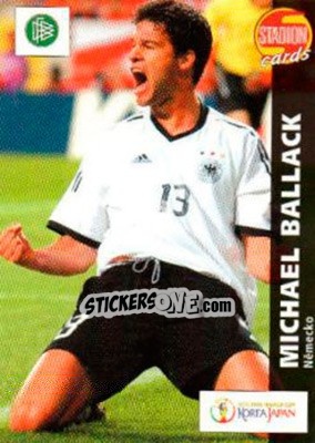 Sticker Michael Ballack - Stadion Cards 2000-2005 n. 452 - Stadion Cards