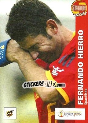 Sticker Fernando Hierro - Stadion Cards 2000-2005 n. 464 - Stadion Cards