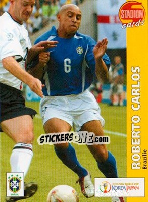Sticker Roberto Carlos - Stadion Cards 2000-2005 n. 475 - Stadion Cards