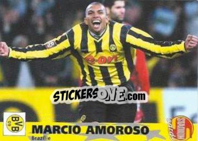 Sticker Marcio Amoroso - Stadion Cards 2000-2005 n. 516 - Stadion Cards