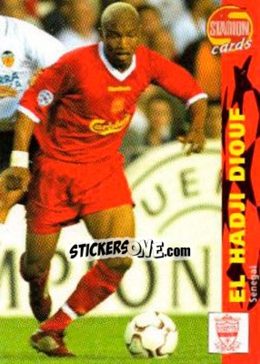 Sticker El Hadji Diouf - Stadion Cards 2000-2005 n. 523 - Stadion Cards