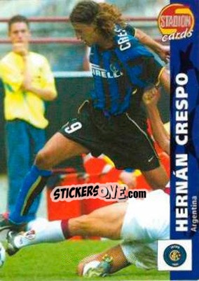 Sticker Hernan Crespo - Stadion Cards 2000-2005 n. 524 - Stadion Cards