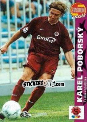 Sticker Karel Poborsky - Stadion Cards 2000-2005 n. 569 - Stadion Cards