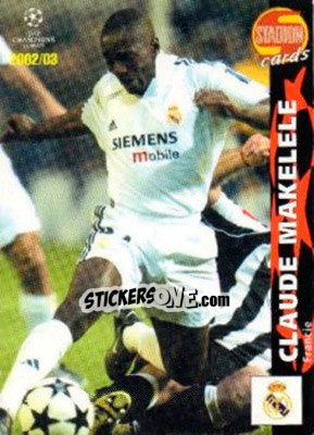 Sticker Claude Makelele - Stadion Cards 2000-2005 n. 584 - Stadion Cards