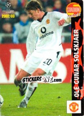 Sticker Ole Gunnar Solskjaer - Stadion Cards 2000-2005 n. 587 - Stadion Cards