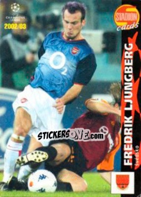Sticker Fredrik Ljungberg - Stadion Cards 2000-2005 n. 588 - Stadion Cards
