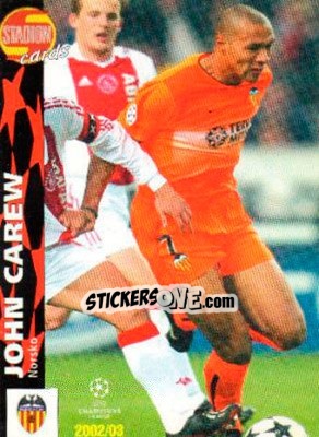 Sticker John Carew - Stadion Cards 2000-2005 n. 594 - Stadion Cards