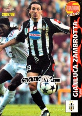 Sticker Gianluca Zambrotta - Stadion Cards 2000-2005 n. 598 - Stadion Cards