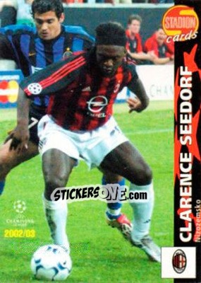Sticker Clarence Seedorf - Stadion Cards 2000-2005 n. 599 - Stadion Cards