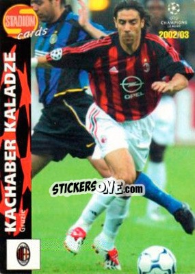 Sticker Kakha Kaladze (Rui Costa) - Stadion Cards 2000-2005 n. 600 - Stadion Cards