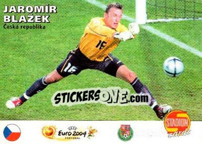 Sticker Jaromir Blazek - Stadion Cards 2000-2005 n. 696 - Stadion Cards