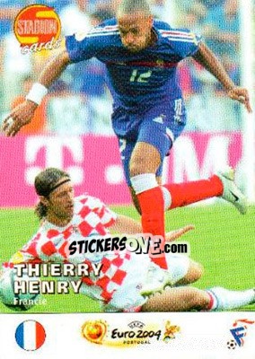 Sticker Thierry Henry - Stadion Cards 2000-2005 n. 707 - Stadion Cards
