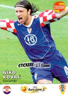 Sticker Niko Kovac - Stadion Cards 2000-2005 n. 709 - Stadion Cards