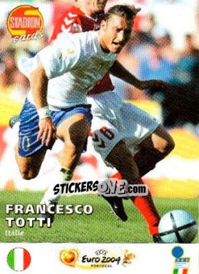 Sticker Francesco Totti - Stadion Cards 2000-2005 n. 711 - Stadion Cards