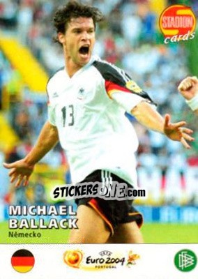 Sticker Michael Ballack - Stadion Cards 2000-2005 n. 713 - Stadion Cards