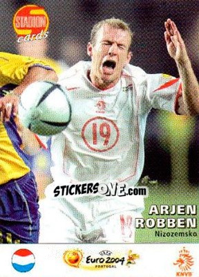 Sticker Arjen Robben - Stadion Cards 2000-2005 n. 716 - Stadion Cards