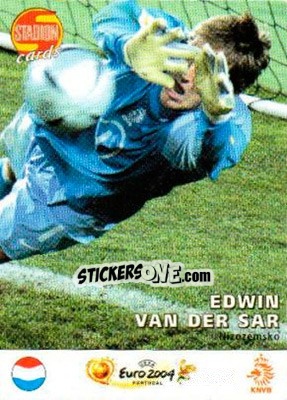 Figurina Edwin van den Sar - Stadion Cards 2000-2005 n. 718 - Stadion Cards