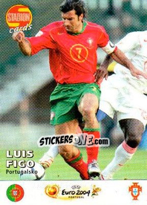 Sticker Luis Figo - Stadion Cards 2000-2005 n. 720 - Stadion Cards