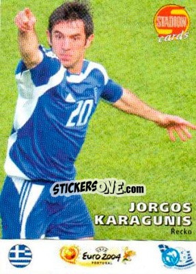 Sticker Giorgos Karagounis - Stadion Cards 2000-2005 n. 726 - Stadion Cards