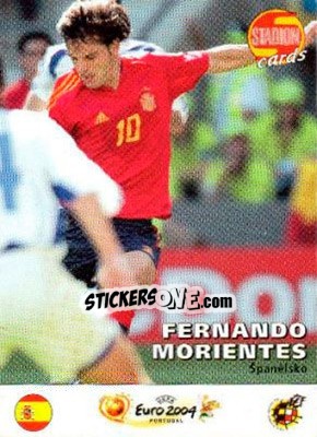 Sticker Fernando Morientes - Stadion Cards 2000-2005 n. 731 - Stadion Cards