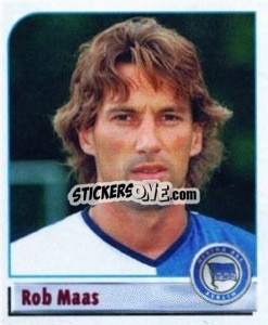 Sticker Rob Maas - German Football Bundesliga 2001-2002 n. 18 - Panini