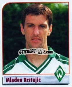 Sticker Mladen Krstajic - German Football Bundesliga 2001-2002 n. 40 - Panini