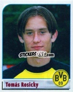 Sticker Tomás Rosicky - German Football Bundesliga 2001-2002 n. 103 - Panini