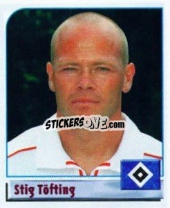 Sticker Stig Töfting - German Football Bundesliga 2001-2002 n. 210 - Panini