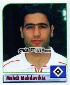 Sticker Mehdi Mahdavikia - German Football Bundesliga 2001-2002 n. 213 - Panini