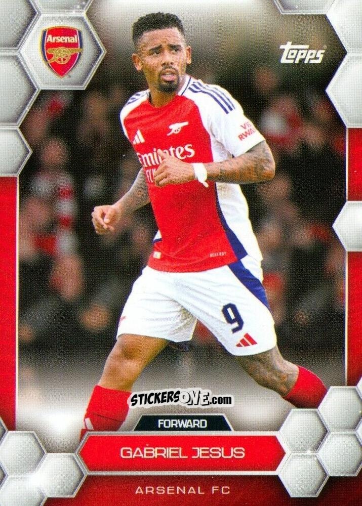 Figurina Gabriel Jesus - Arsenal 2024-2025 Fan Set
 n. 20 - Topps