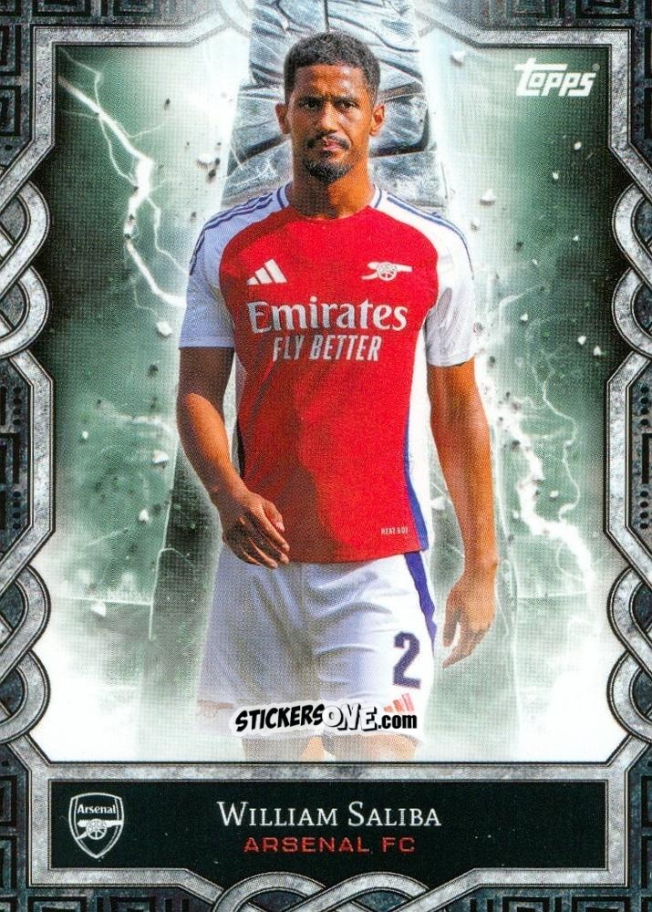 Cromo William Saliba - Arsenal 2024-2025 Fan Set
 n. MO-4 - Topps