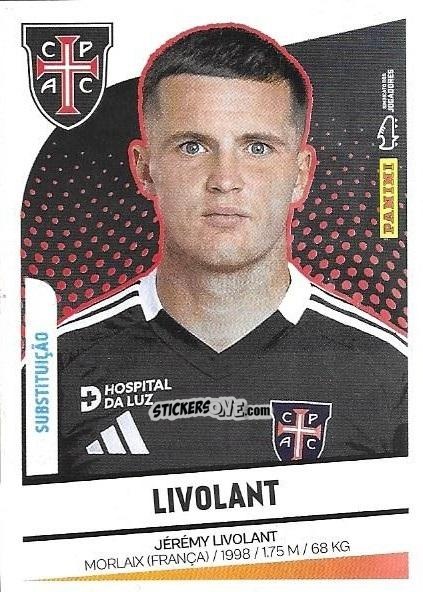 Cromo Jérémy LivoIant  (Substituições) - Futebol 2024-2025
 n. 123bis - Panini