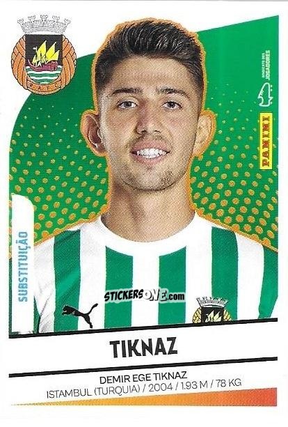 Cromo Ege Tiknaz (Substituições) - Futebol 2024-2025
 n. 295bis - Panini