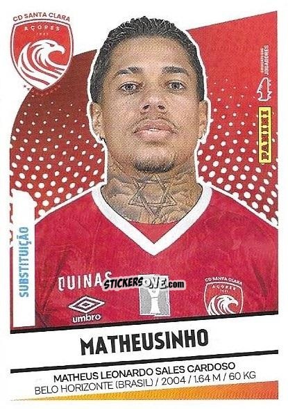 Sticker Matheusinho (Substituições) - Futebol 2024-2025
 n. 320bis - Panini