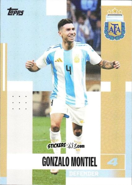 Cromo Gonzalo Montiel - Argentina 2024 Team Set
 n. 2 - Topps