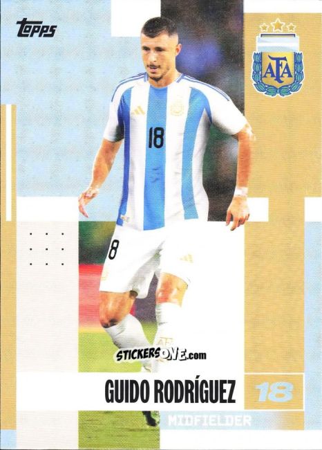 Sticker Guido Rodríguez - Argentina 2024 Team Set
 n. 23 - Topps